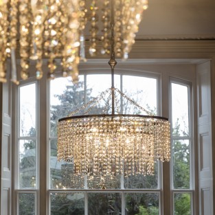Stunning Battledown Rectangular Chandelier and it’s sibling Battledown Round Chandelier