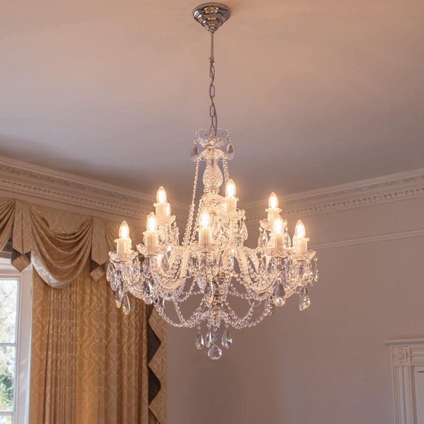 Balmoral Crystal Chandelier Large