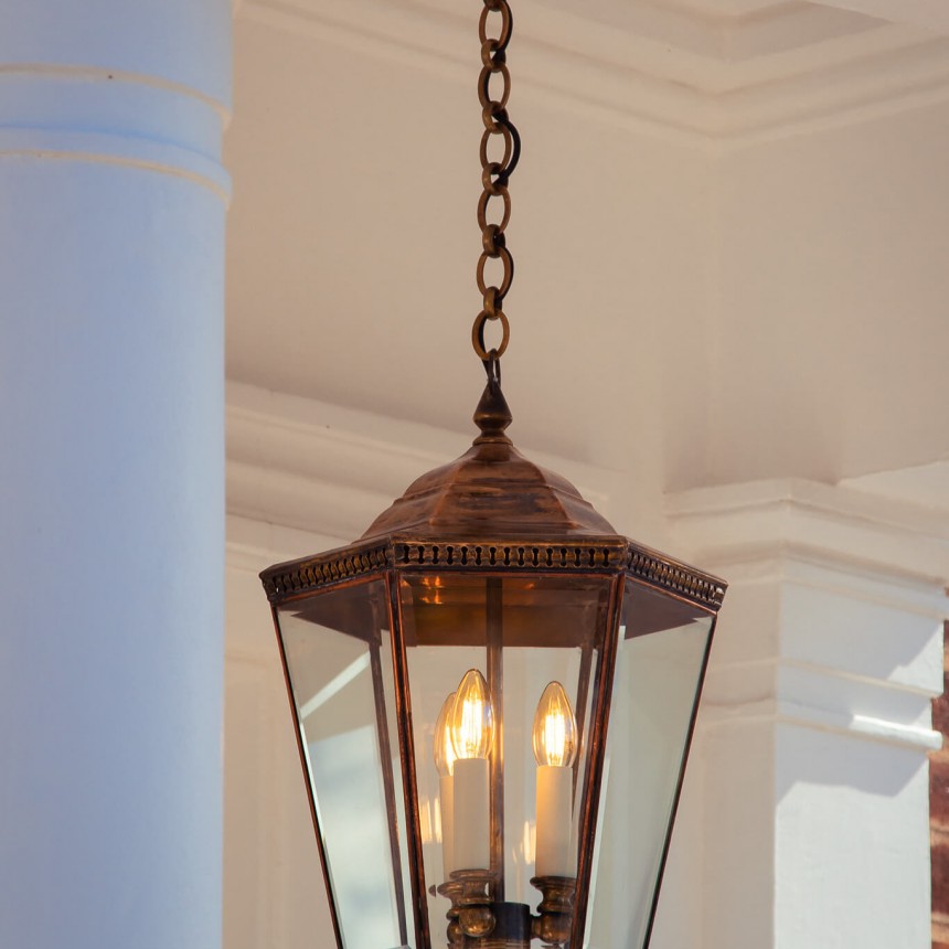 Collins Hanging Latern, 3 Lights, Large
