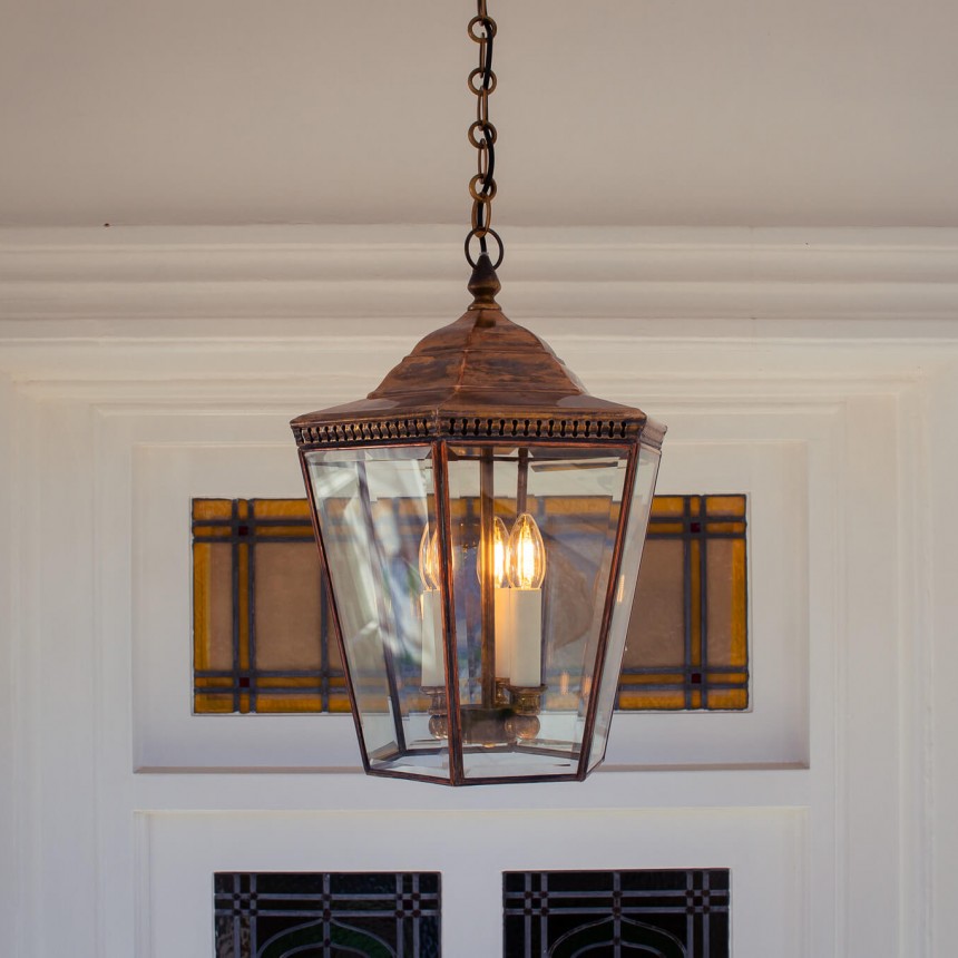 Collins Hanging Latern, 3 Lights, Large