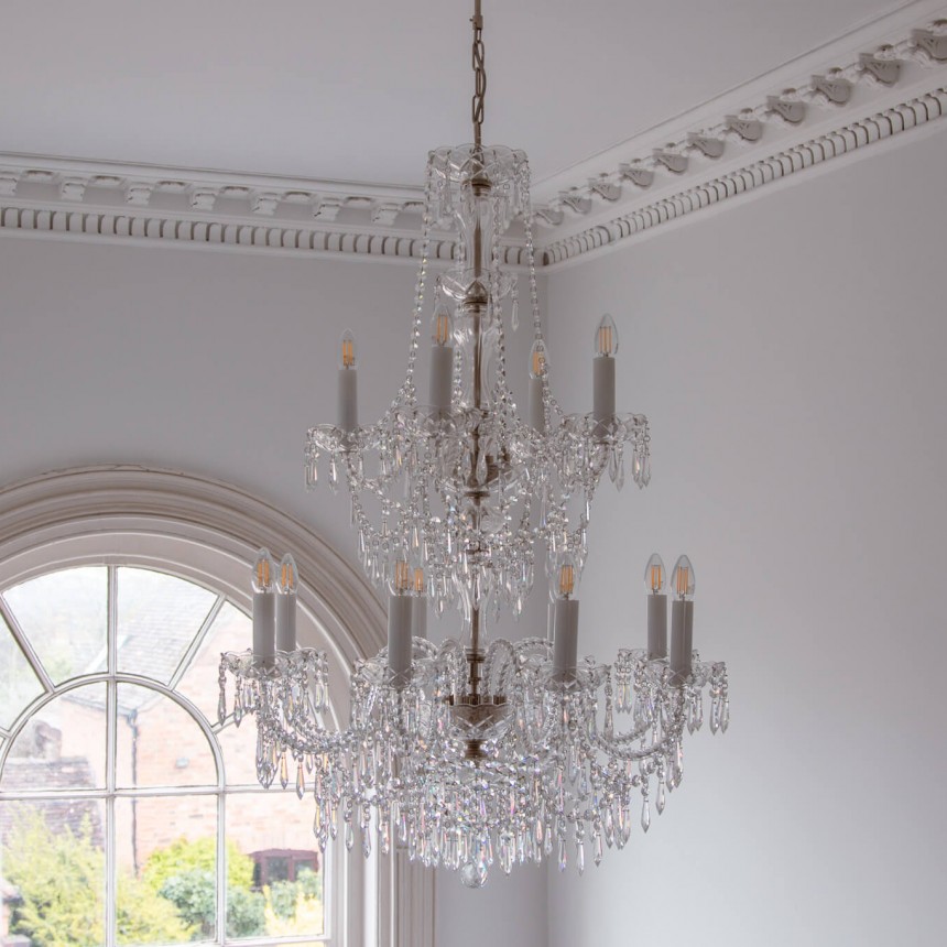 Georgian Belgravia Double Chandelier
