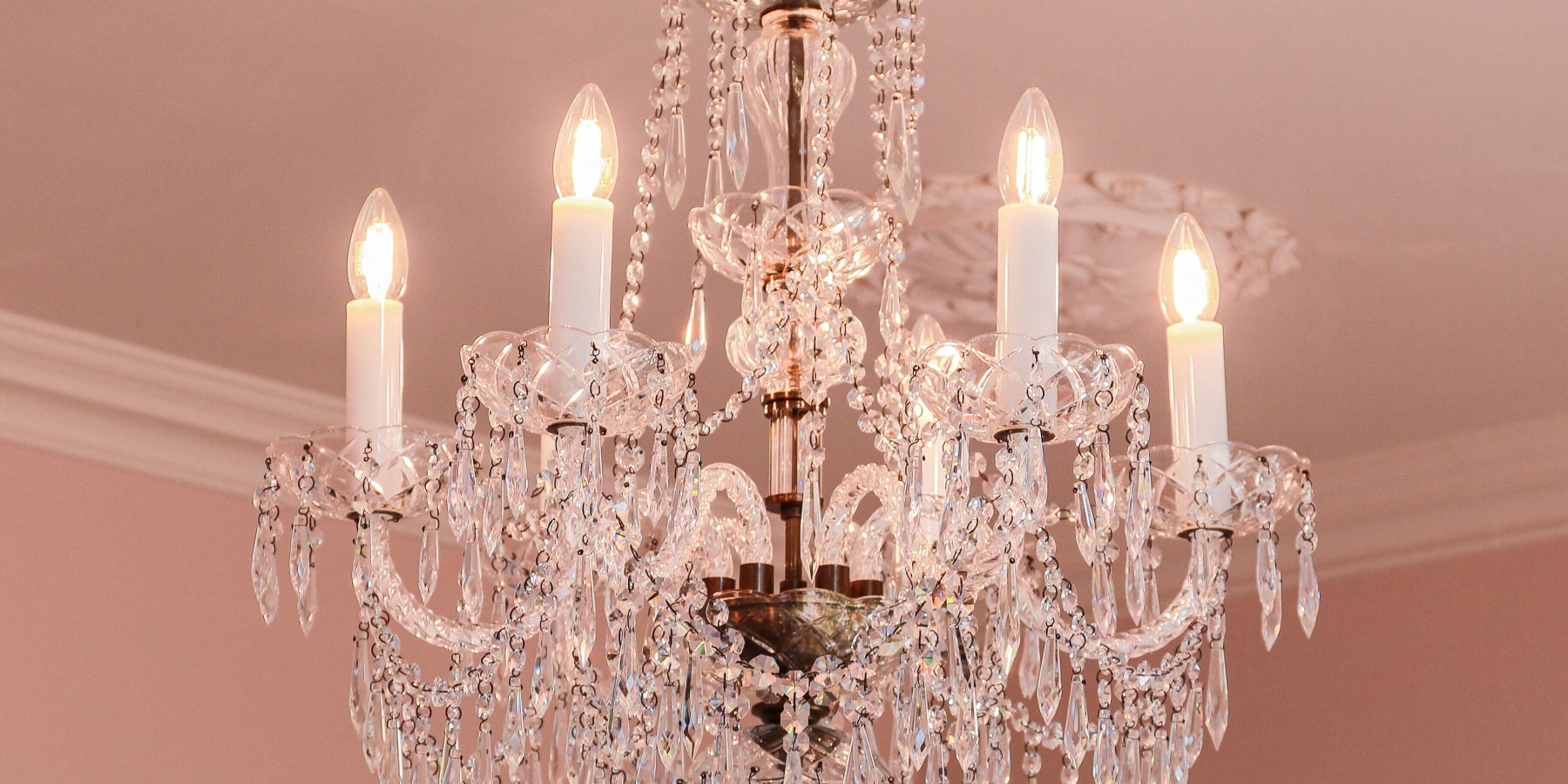 Georgian Chandelier Belgravia Small, Antique Brass