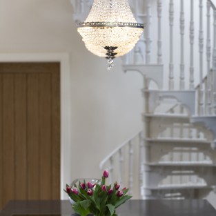 Montpellier Bag Chandelier 35 x 55cm