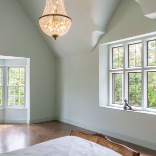 Douro Crystal Chandelier 700x1750mm plus chain in Antique Brass