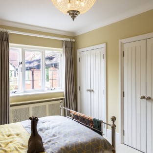 Bath Crystal Chandelier in Nickel