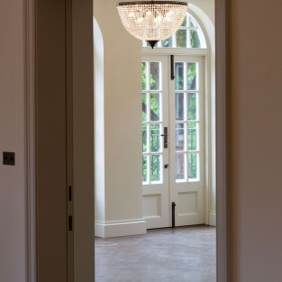 Bath Crystal Chandelier Antique Brass 70cm