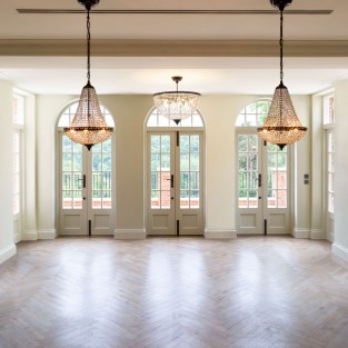 Bath Crystal Chandelier Antique Brass 70cm