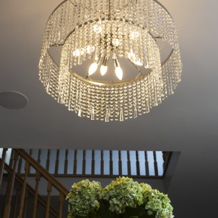Battledown Round Chandelier W70cm H34cm Total height 75cm