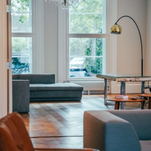 Large Crystal Chandelier Balmoral Antique Brass