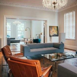 Large Crystal Chandelier Balmoral Antique Brass