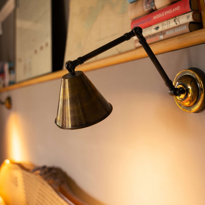 Columbus Adjustable Wall Light (Long)