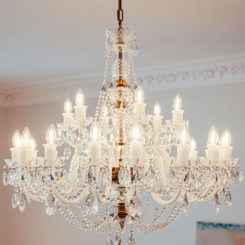 Balmoral Crystal Chandelier Large