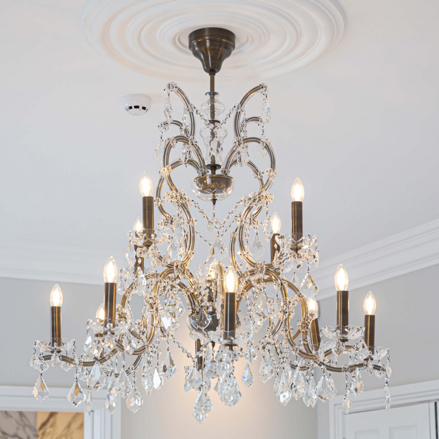 KENSINGTON LARGE CRYSTAL CHANDELIER