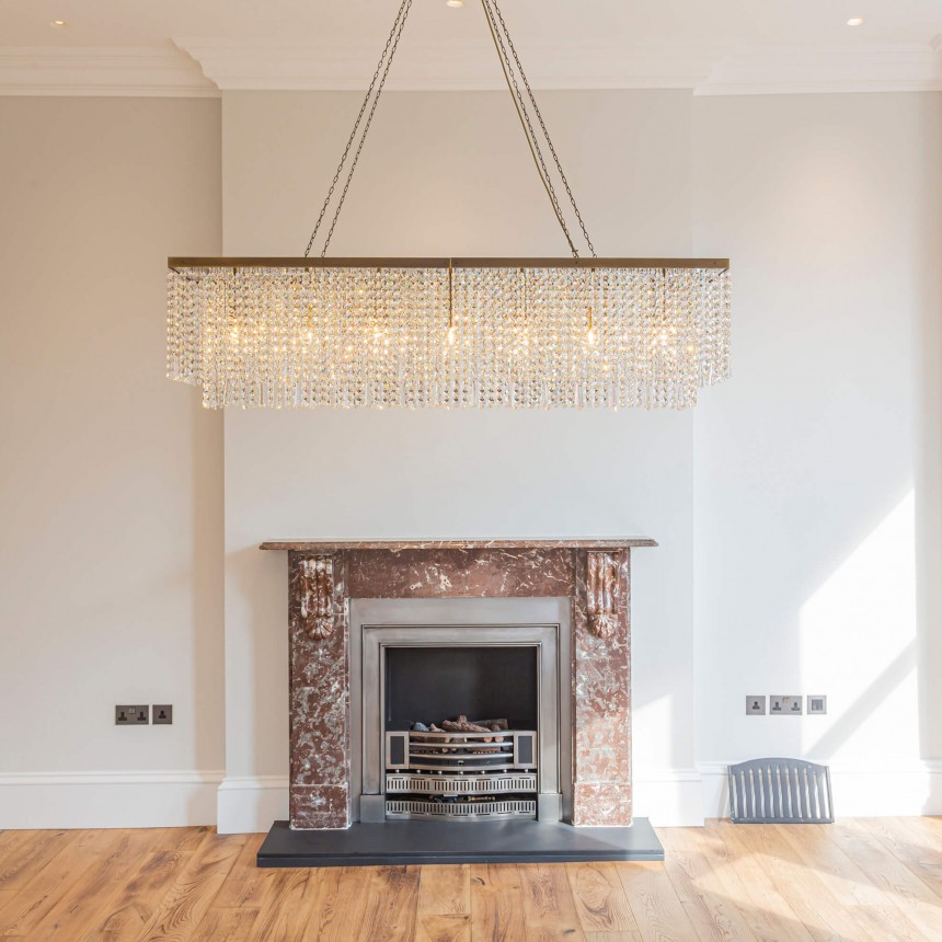 WILMSLOW CRYSTAL RECTANGULAR CHANDELIER