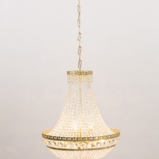 This elaborate Balloon Chandelier would look spectacular in any living room, library or hallway!