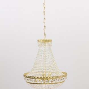 This elaborate Balloon Chandelier would look spectacular in any living room, library or hallway!