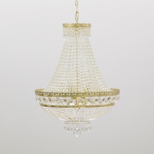 This elaborate Balloon Chandelier would look spectacular in any living room, library or hallway!