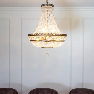 St Peter Balloon Chandelier Bronze