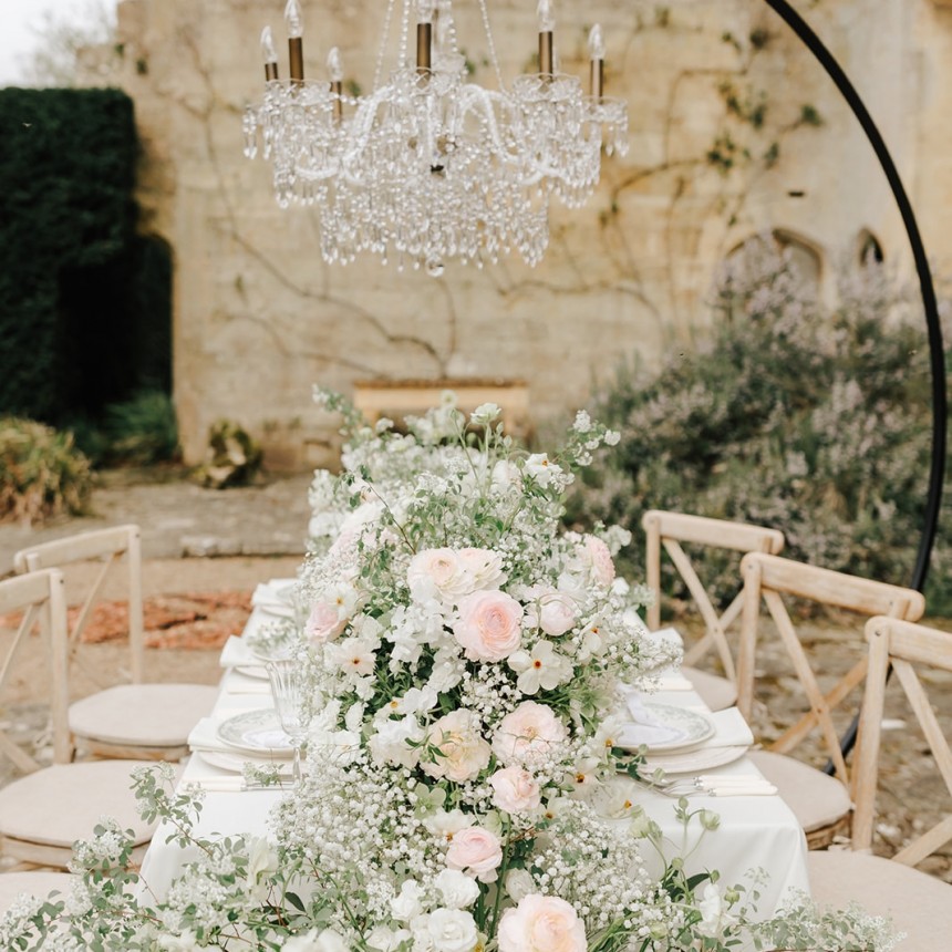 Georgian Chandelier Belgravia witth a stand