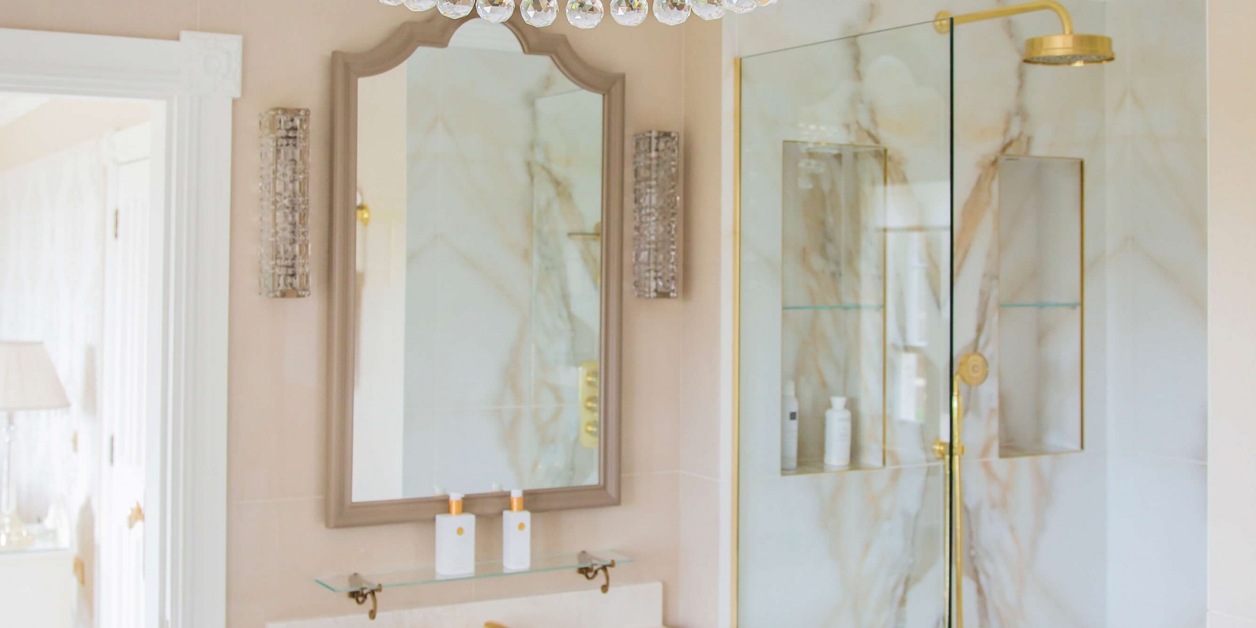 Clarence Bath Chandelier for a bathroom