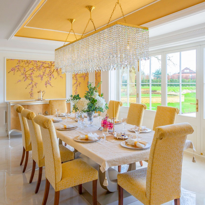 Bespole Rectangular Crystal Chandelier