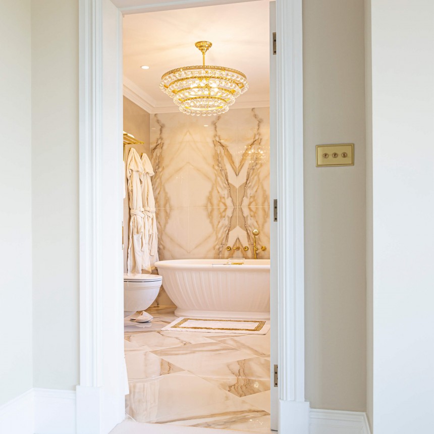 Clarence Bath Chandelier for a bathroom