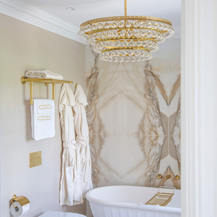 Clarence Bath Chandelier for a bathroom