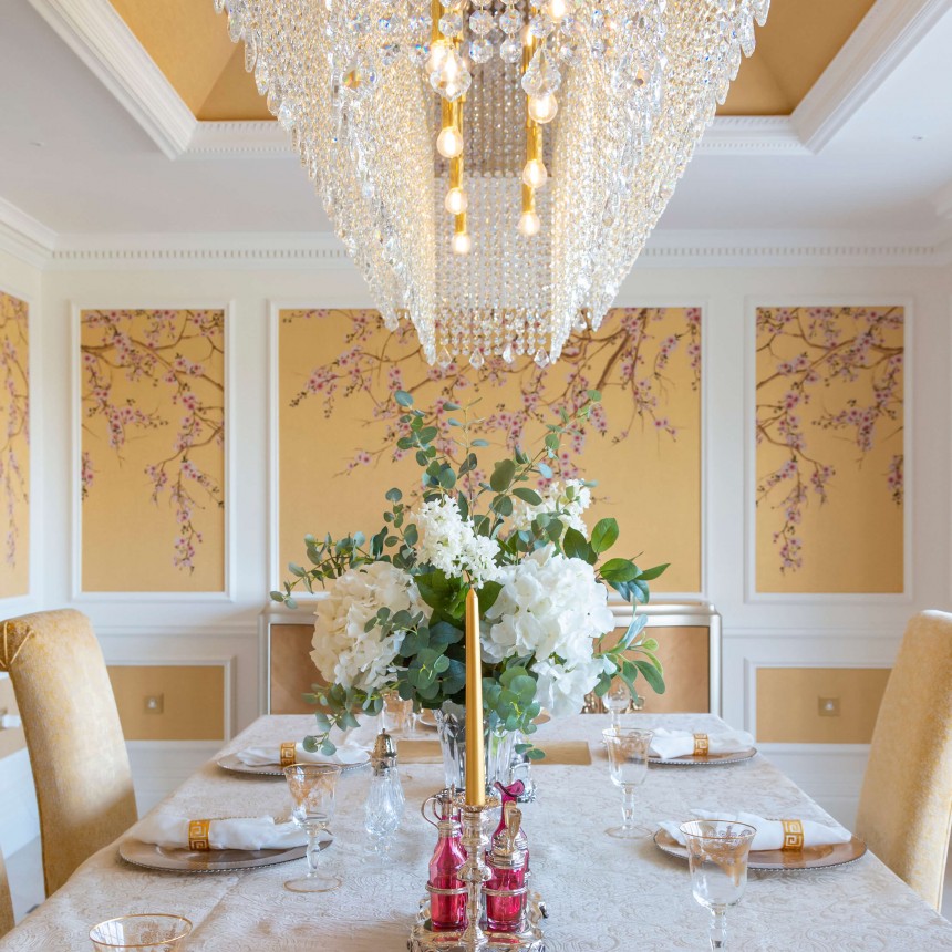 Bespole Rectangular Crystal Chandelier