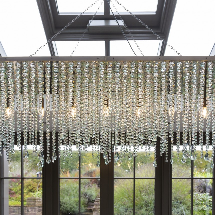 Oxfrod Crystal Rectangular Chandelier