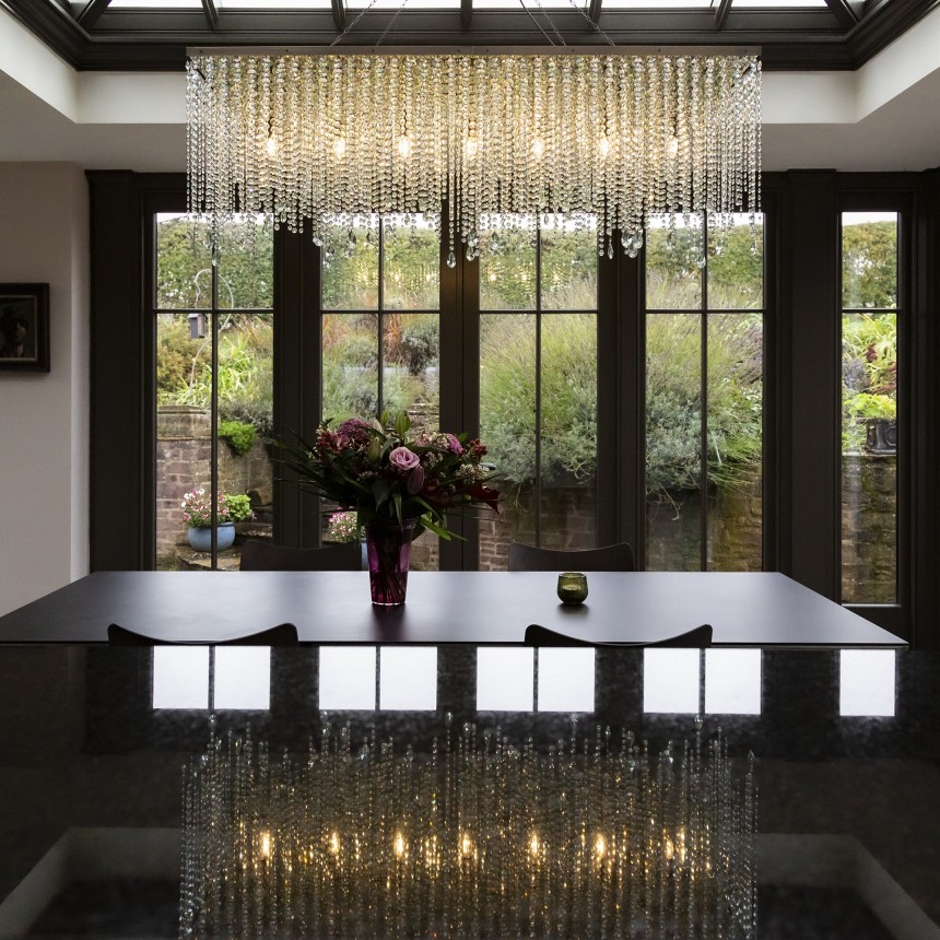 Oxfrod Crystal Rectangular Chandelier