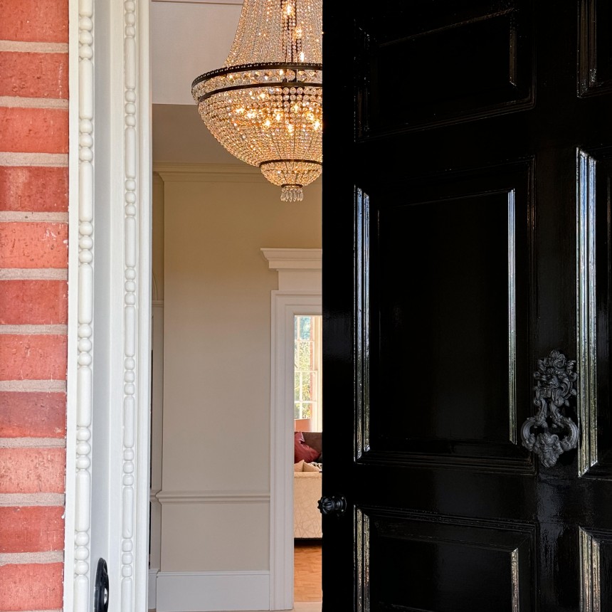 Bespoke Double Lansdown basket Chhandelier Antique Brass