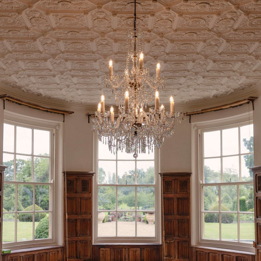 Gergian Belgravia Chandelier Double Antique Brass