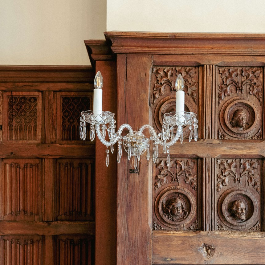 Georgian Belgravia Wall Lights Antique Brass