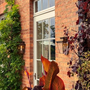 Pitville Wall Lantern Small Antique Brass