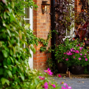 Pitville Wall Lantern Small Antique Brass
