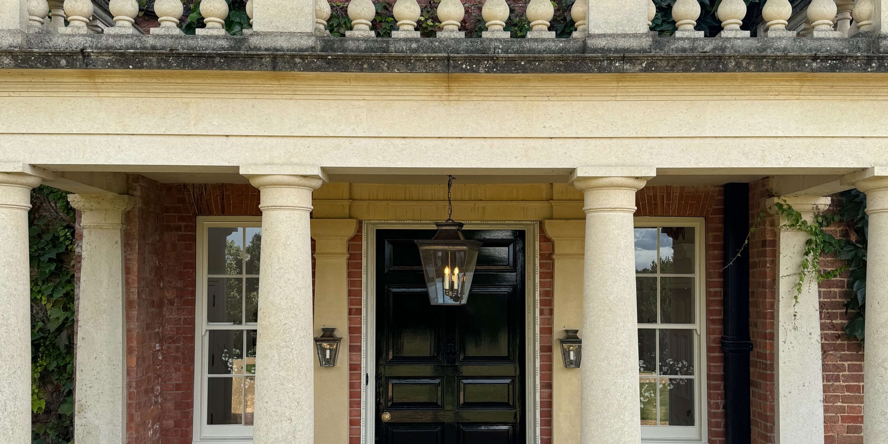 Pittville Wall Lantern Small Antique Brass