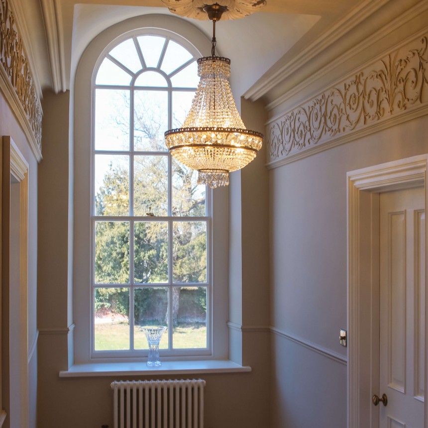 St Peter Ballon Chandelier Antique Brass