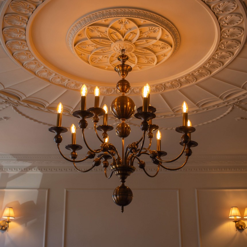 Brass Chandelier in Flemish style