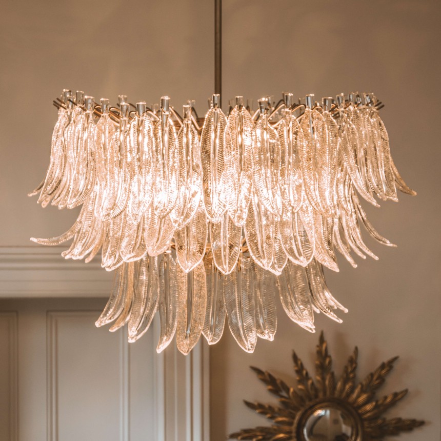 The Feather Chandelier
