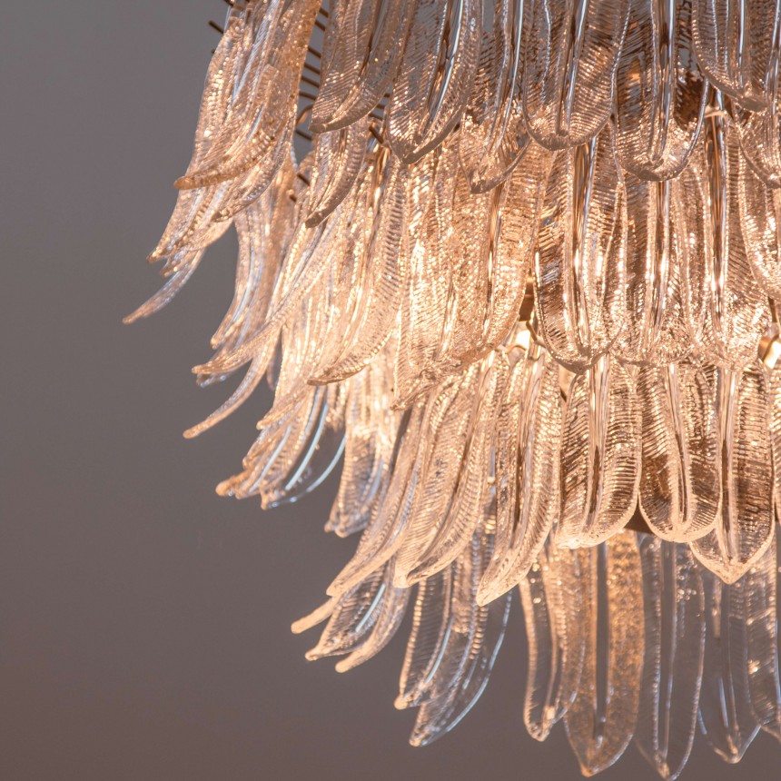 The Feather Chandelier