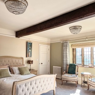 Luna Ceiling Chandelier 500x300mm Antique Brass