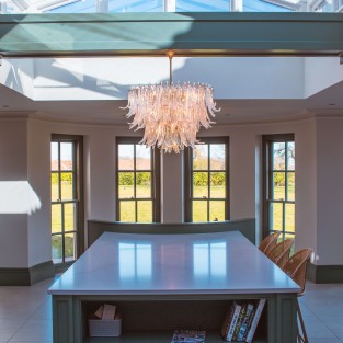 The Feather Chandelier