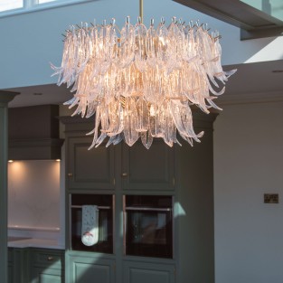 The Feather Chandelier