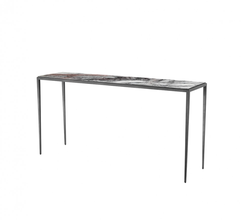Large marble console table
