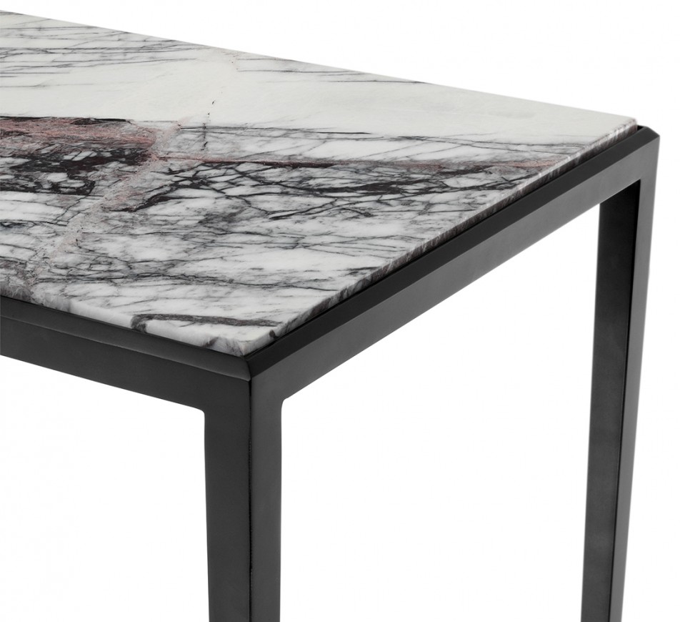 Large marble console table