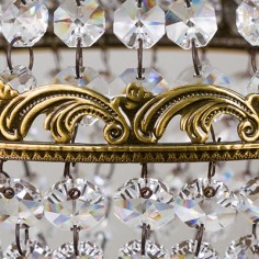 Malvern Crystal Ceiling Chandelier Gold