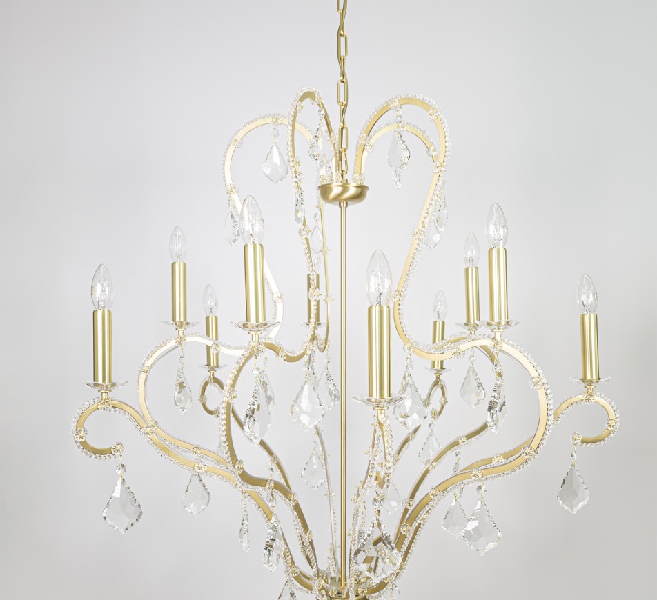 Buford Large Crystal Chandelier