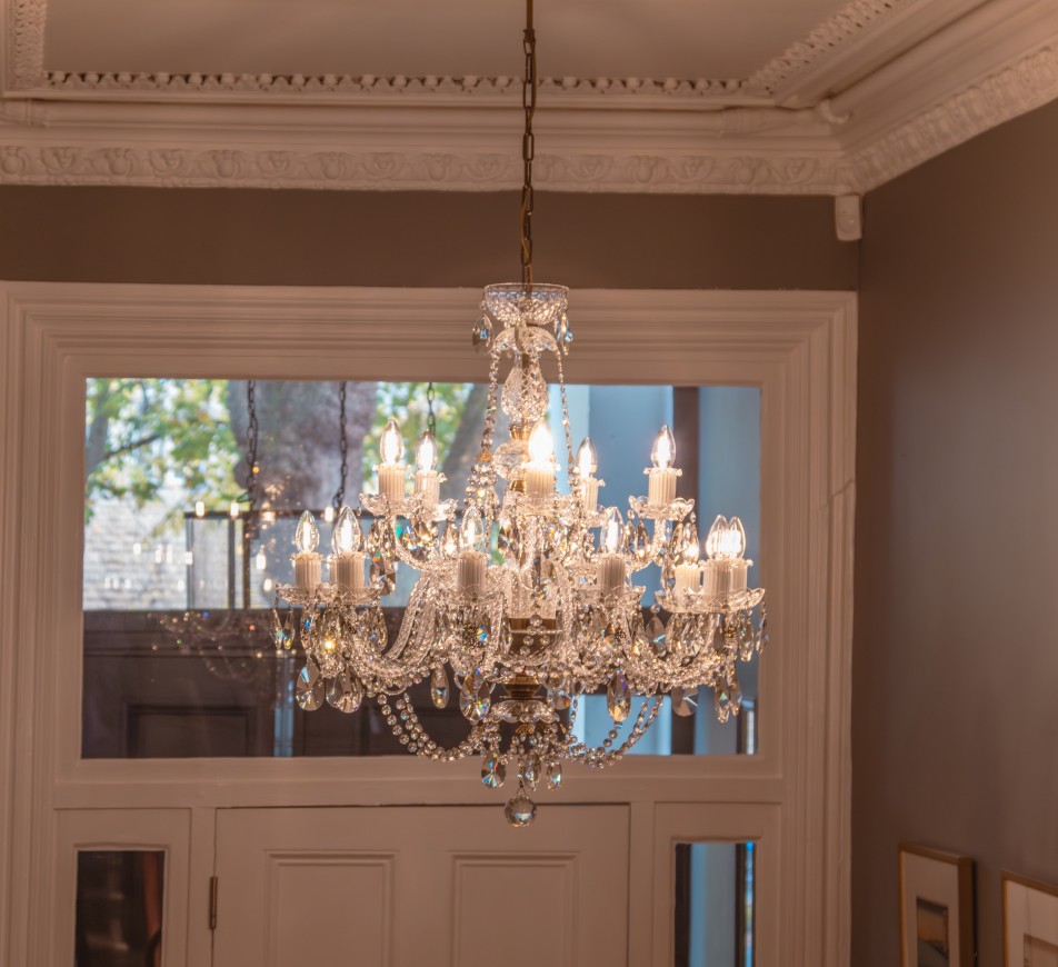 Balmoral Crystal Candelier Medium Regency Chandeliers