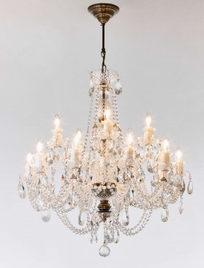 Balmoral Crystal Candelier Medium Regency Chandeliers
