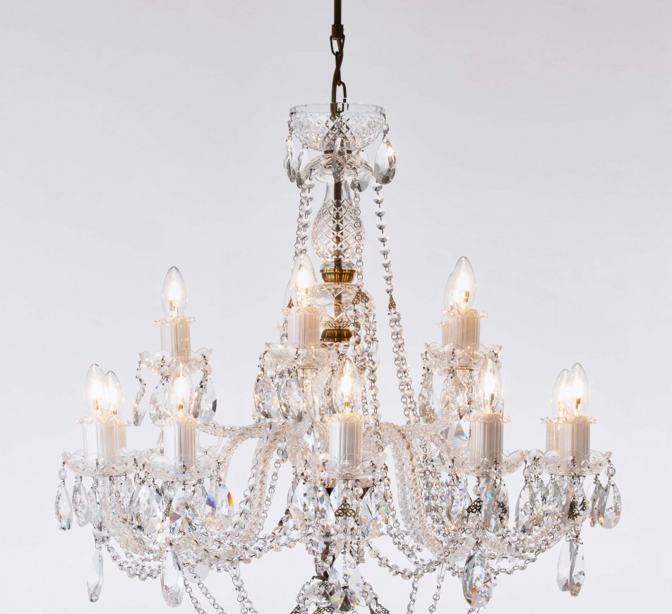 Balmoral Crystal Chandelier Medium Regency Chandeliers